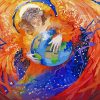 Aesthetic Earth paint by numbers