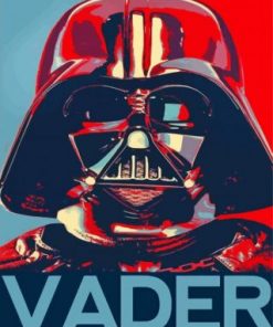 Darth Vader Paint by numbers