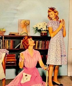 Vintage Best Friends Paint by numbers