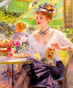 Vintage Woman Paint by numbers