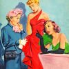 Vintage Women Paint by numbers