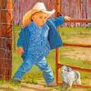 Western Boy Paint by numbers