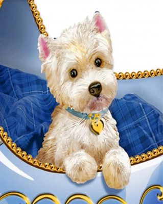 Westie Dog Paint by numbers