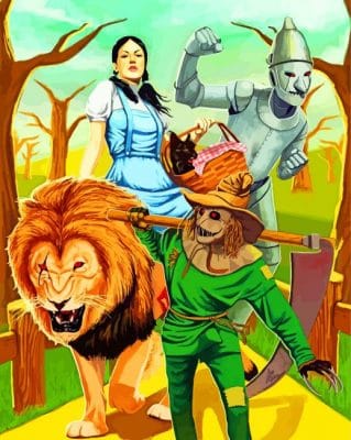 Wizard Of Oz Art Paint by numbers