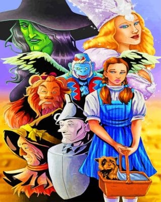 Wizard Of Oz Paint by numbers