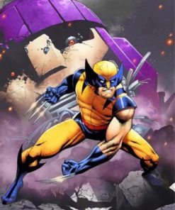 Aesthetic Wolverine Paint by numbers