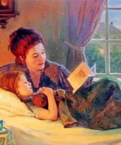 Mom And Daughter Paint by numbers
