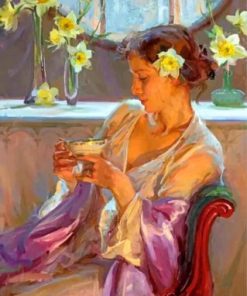 Aesthetic Woman paint by numbers