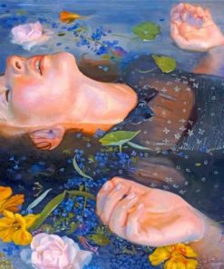 Woman In The Water Paint by numbers