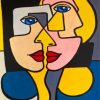 Women Faces Cubist Paint by numbers