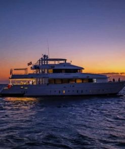 Yacht At Sea paint by numbers