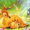 Bambi Disney In Forest Paint by numbers