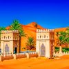 Emirates Tropics Temples Abu Dhabi Paint by numbers