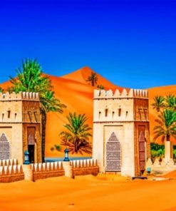 Emirates Tropics Temples Abu Dhabi Paint by numbers