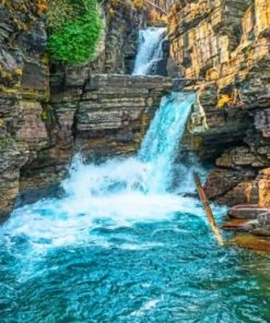 Glacier National Park paint by numbers