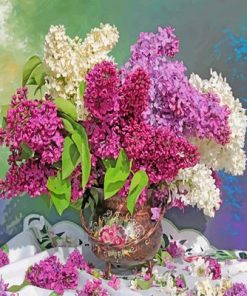 Lilac Bouquet paint by numbers