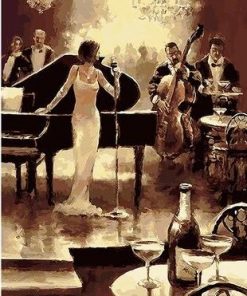 Jazz Night Out Paint by numbers