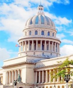 National Capitol Building Of Cuba Paint by numbers