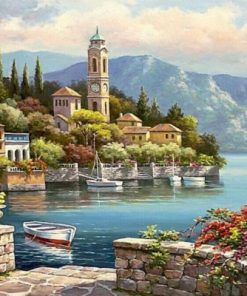 Mountain Lake Paint by numbers