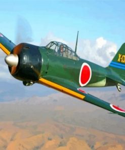 A6m Zero Hd Helicopter Paint by numbers