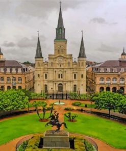 Jackson Square Paint by numbers