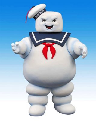 Giant Marshmallow Man Paint by numbers