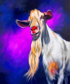 Aesthetic Goat Paint by numbers