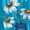 Aesthetic White Flowers Paint by numbers