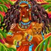 African Black Woman Paint by numbers