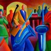 African Jazz Scene Paint by numbers