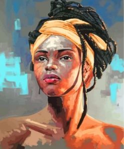 African Lady Paint by numbers