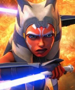 Ahsoka Tano paint by numbers