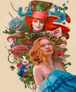 Alice In Wonderland Paint by numbers