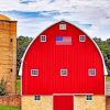 American Flag Outdoor Paint by numbers