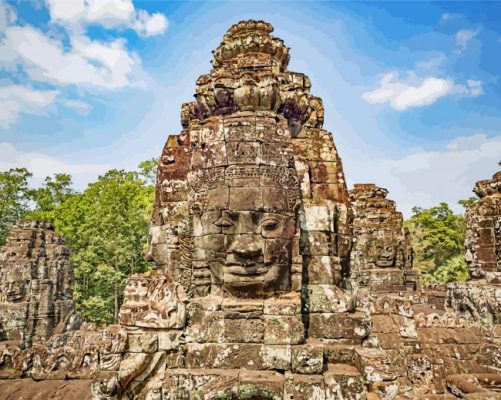 Cambodia Paint by numbers