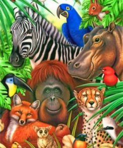 Aesthetic Animals Paint by numbers
