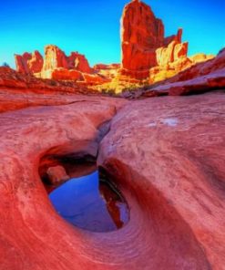Arches National Park Pools Paint by numbers