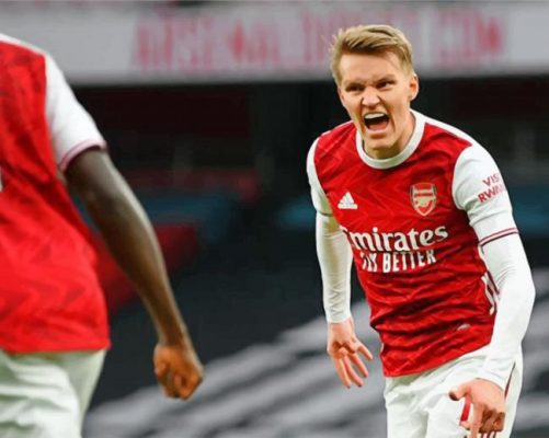 Martin Odegaard Paint by numbers