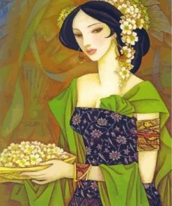 Asian Lady Paint by numbers