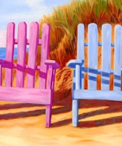 Beach Chairs Paint by numbers