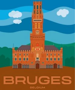 Belfry Of Burges Paint by numbers