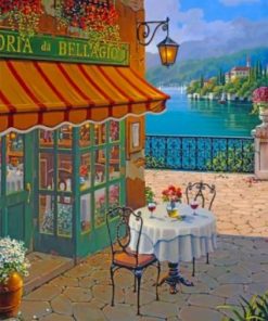 Bellagio Cafe Paint by numbers