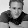 Black And White Heath Ledger Paint by numbers