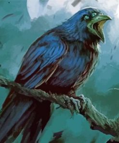 Black Raven Paint by numbers