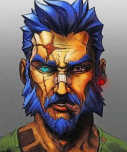 Borderlands Character Paint by numbers
