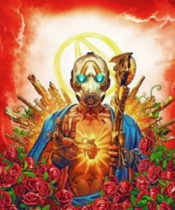 Borderlands Game Paint by numbers