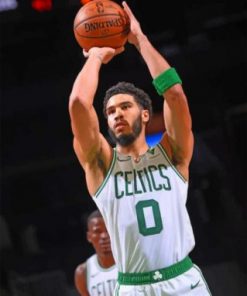 Jayson Tatum Boston Celtics paint by numbers