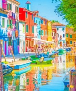 Burano Italy Paint by numbers