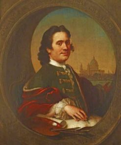 Canaletto Self Portrait Paint by numbers