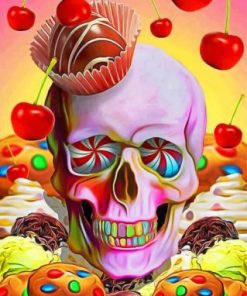 Candy Skull Paint by numbers